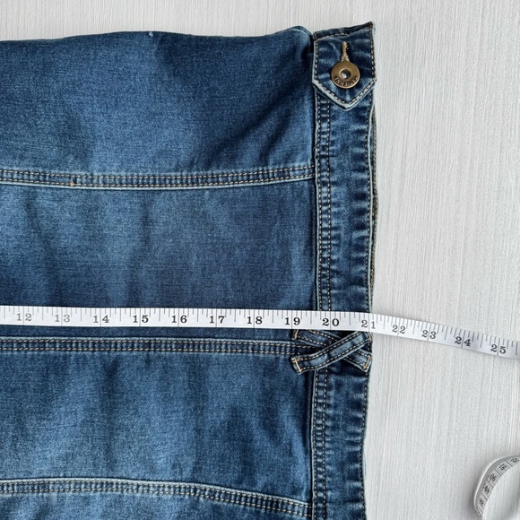 VTG TATIENNE Embroidered Rhinestone Jean Jacket S Medium Wash Trucker Stretch - Picture 11 of 14